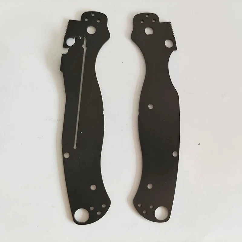 1 para wkładek nóż ze stali nierdzewnej części akcesoria dystansowe do oryginalnego Spyderco C81 paramilitarny 2 Para2 Para2 noże uchwyt