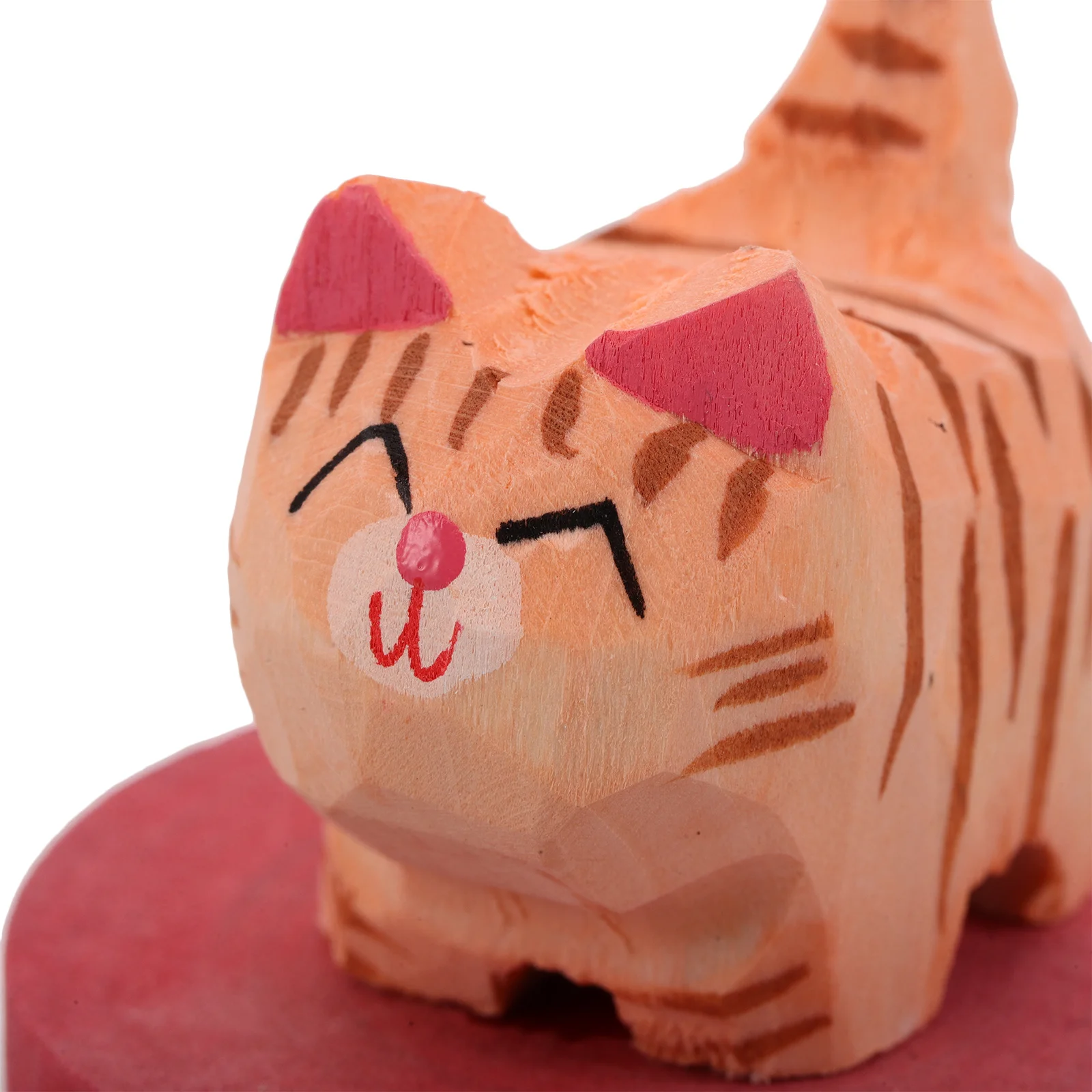 مبراة أقلام يدوية للقطط، مبراة خشبية محمولة بفتحة واحدة، مستلزمات مدرسية كرتونية لطيفة، أدوات مكتبية للطلاب #5