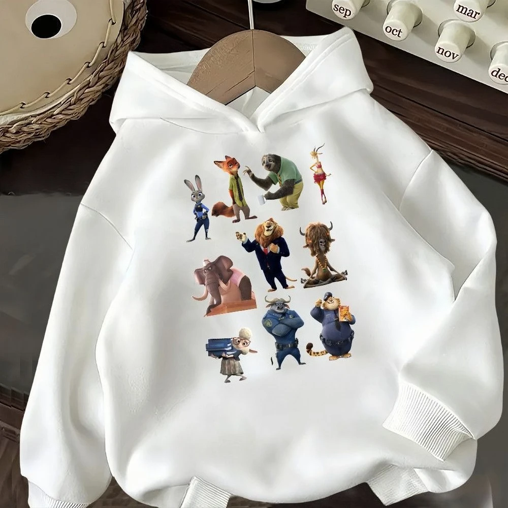 

Anime Cartoon Character Print Personality Hoodie Children's Clothing Autumn and Winter Warm Children's Long Sleeved Jacket
