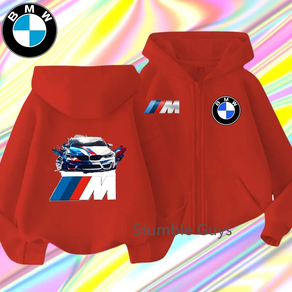 

BMW Kids Zipper Hoodie Autumn Clothes Winter Boys Girls Warm Casual Sweatshirt Urban Street Style Jacket​
