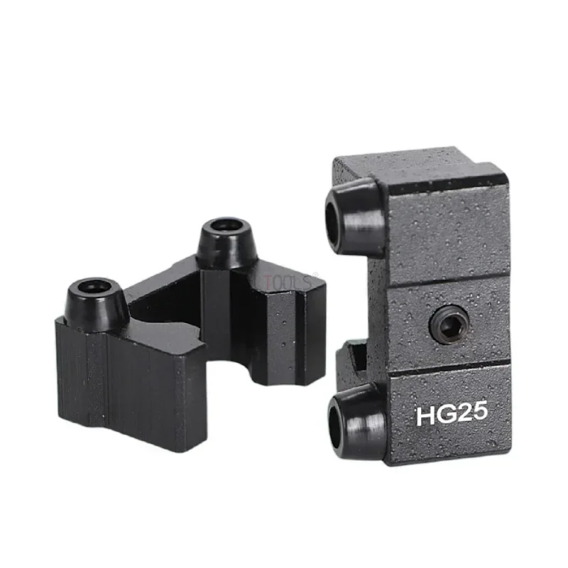 Imagem -02 - Guia Linear Rail Limit Block Tool Curso Limitador de Bloco Fixo Buffer Side Lock Acessórios Regulares Hg15 20 25