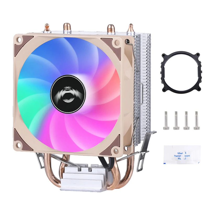 2 Heat Pipe Host Processor CPU Cooling Fan Suitable For Installing LGA2011 x79 x99 e5 2099 AMD Efficient Heat Dissipation