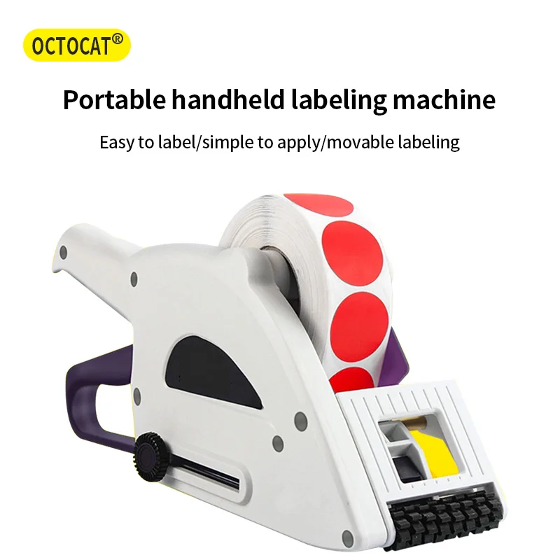 Small and fast handheld labeling machine, labeling machine, self-adhesive automatic labeling machine, round bottle label