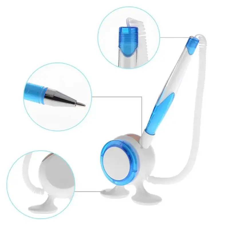 

Creative Elastic Rope Ballpoint Pen Fixed Bank Desktop Signature Pens School Office Stationery Supplies Party Favors for Student