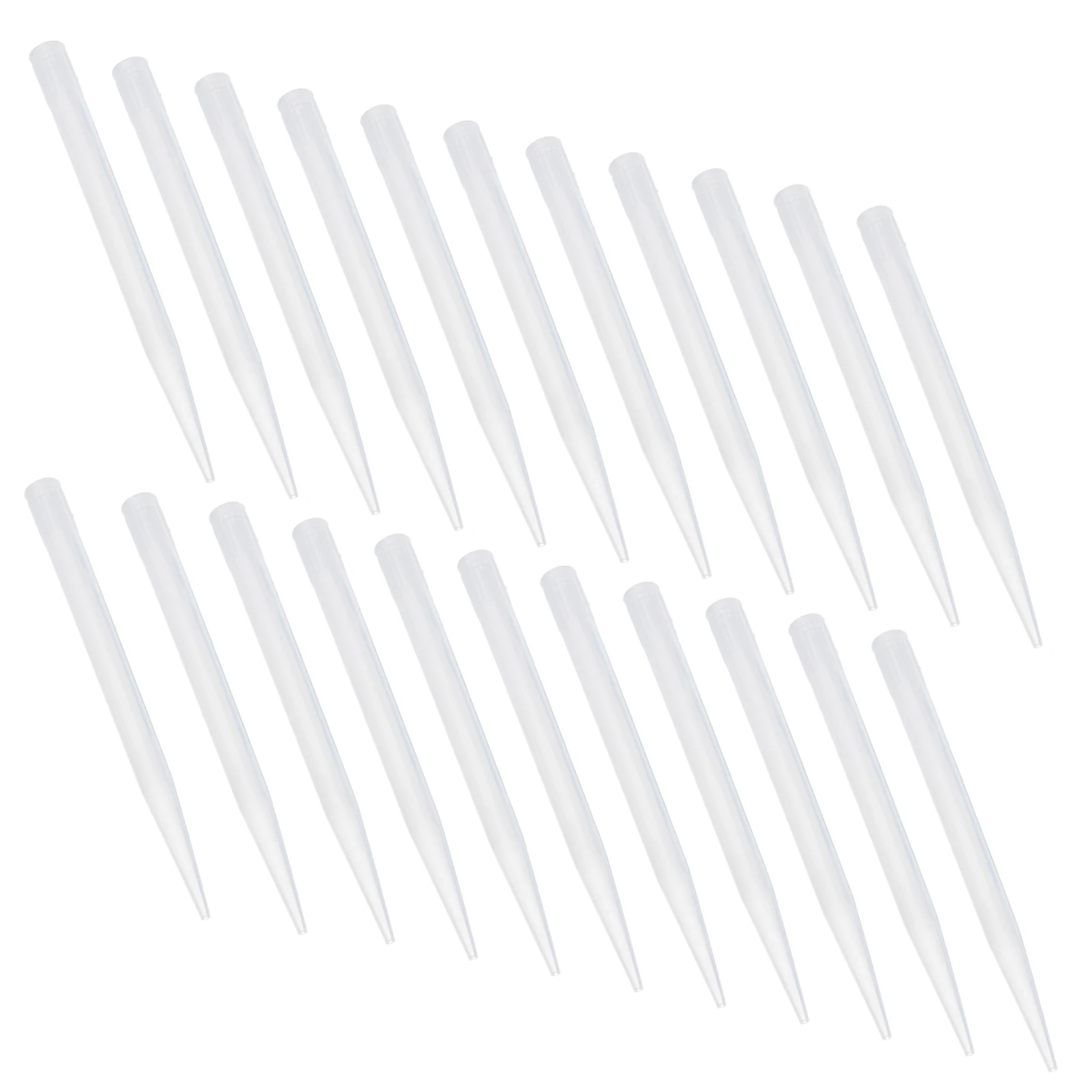 

Plastic Pipettor Tip Disposable Clear Liquid Transfer Pipette Tips for Laboratory Analysis Experiment Teaching Supplies