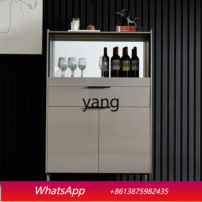 

LH Nordic dining side cabinet Modern simple light luxury living room household small apartment storage side cabinet