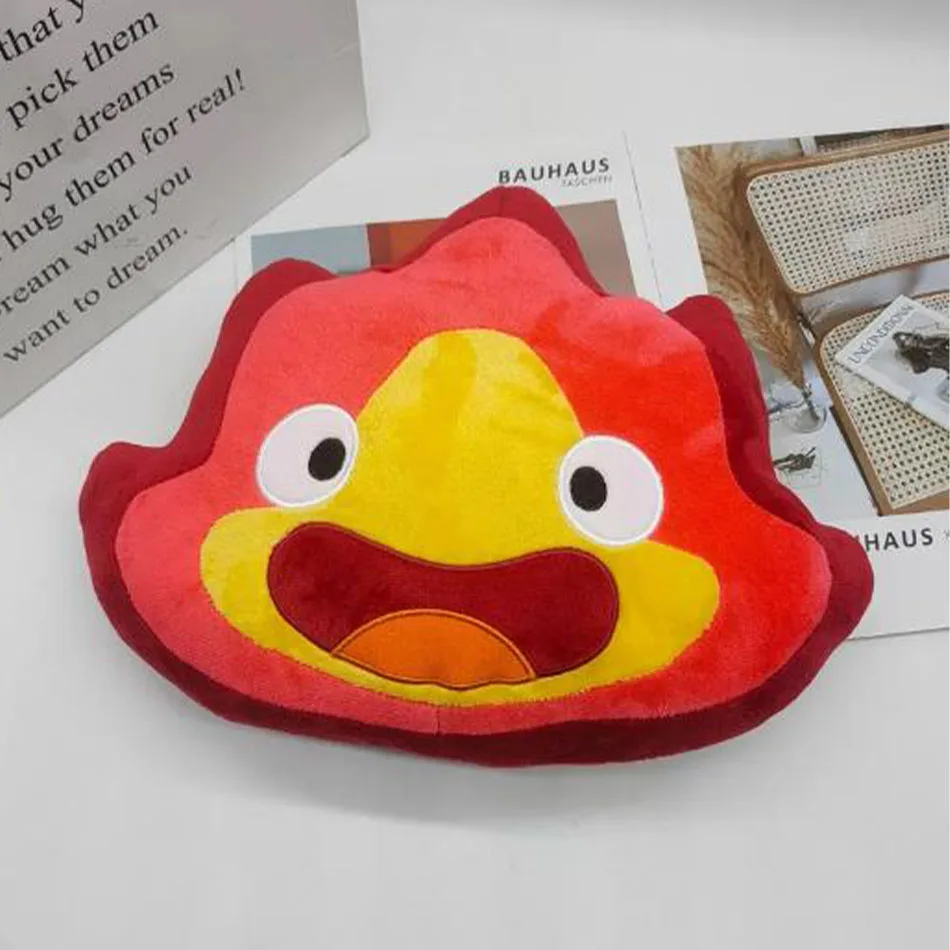 Cute Cartoon Calcifer Fire Plush Children's Christmas Gift 24CM view 6
