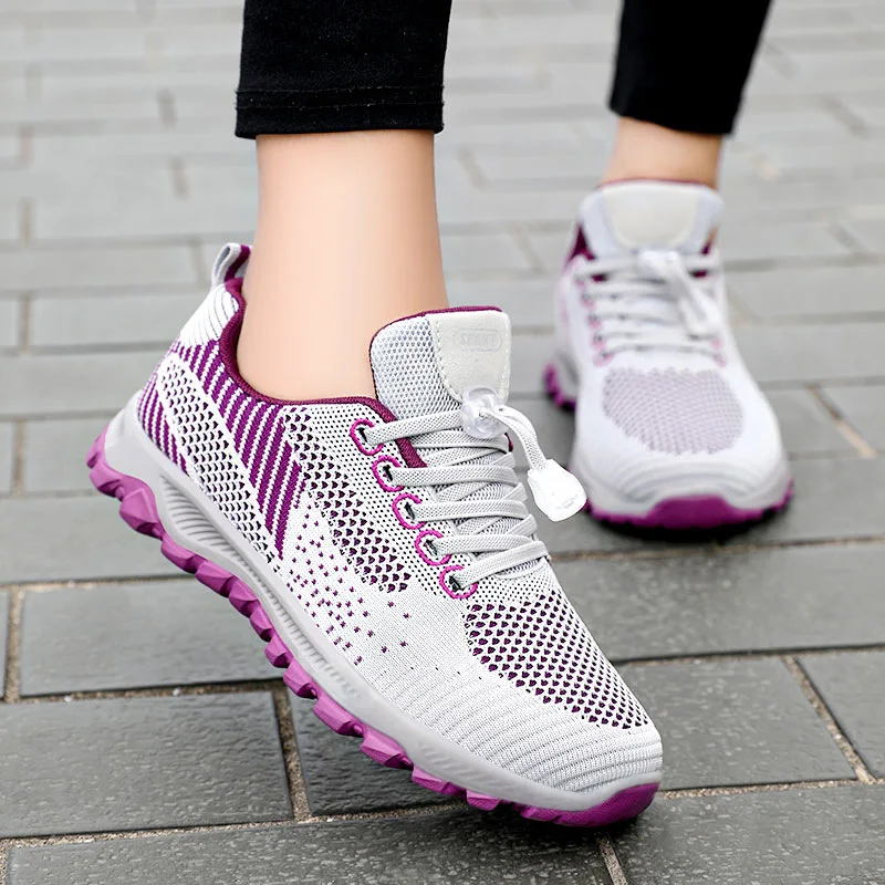 

Sneakers Women Plus Size 36-41 Shoes for Women Spring Summer Women Lace Up Breathable Non-slip Flats Shoes Zapatos De Mujer