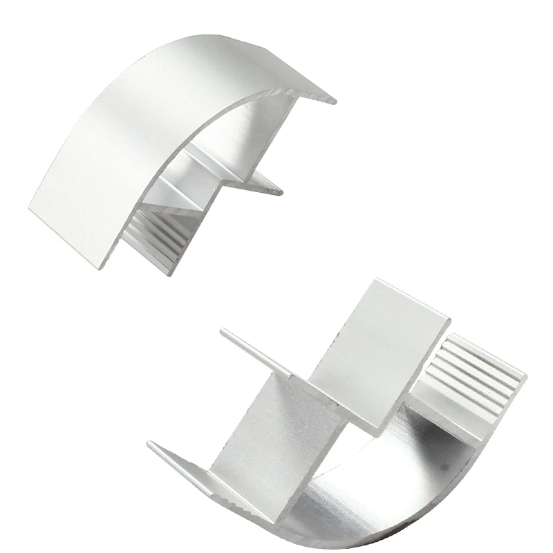 RV personalizado 17,7 ranhuras com ângulo de abertura duplo perfil de alumínio suspenso interno