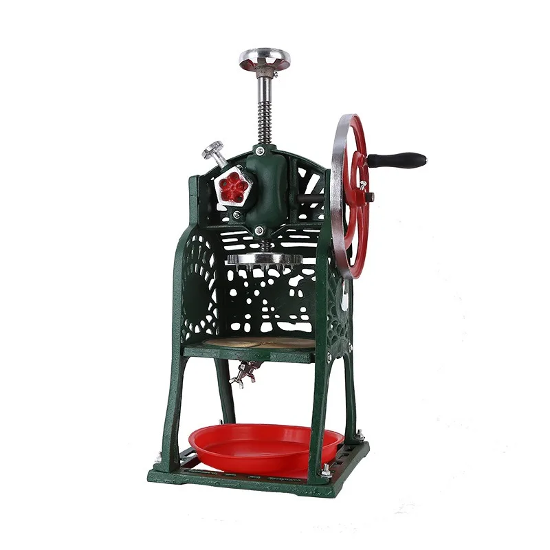 

Ice shaver, handmade old-fashioned ice shaver, hand-crank ice shaver