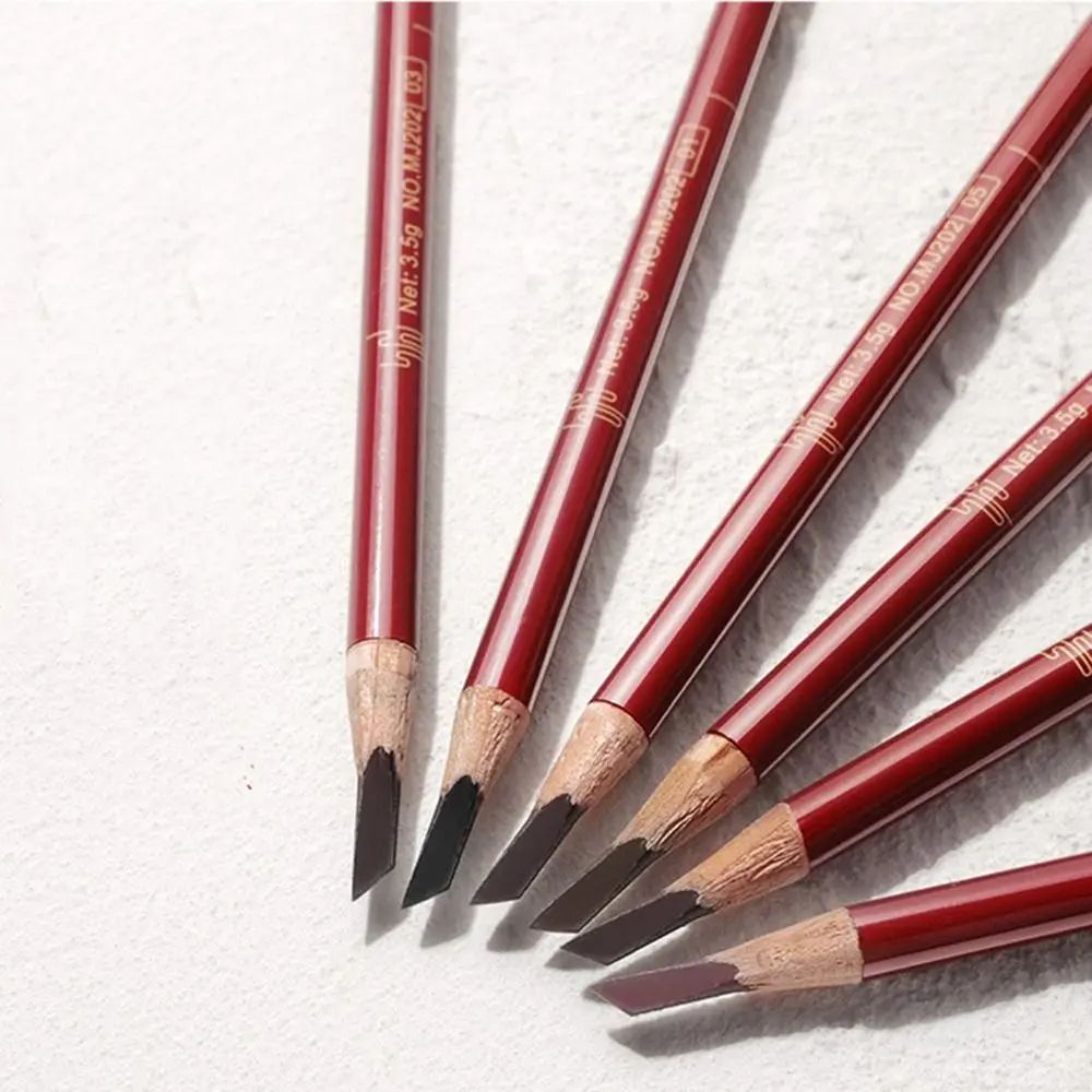 Tool Fog Eyebrow Eyebrow Enhancers Wooden Female Microblading Marker Pen Permanent Tattoo Pen Hard Eyebrow Pencil Eye Brow Tint
