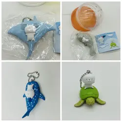 Kitan Gashapon Anime Figure Kawaii Rabbit Osaka Aquarium Kaiyukan Whale Shark Tortoise Keychain Cute Capsule Toys Figurine Gift