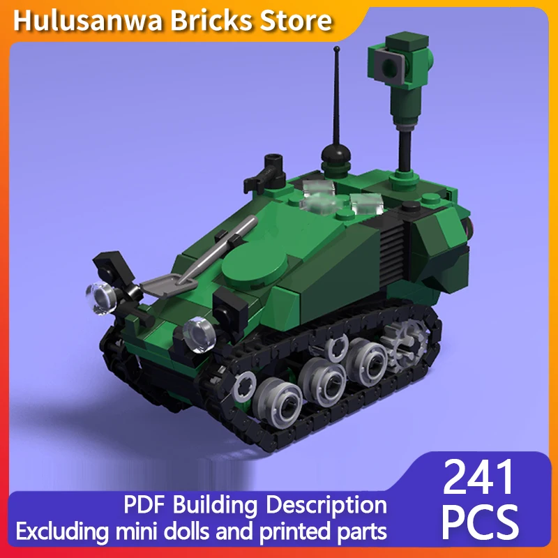 

Wiesel 1 Military Scout Car Model MOC Building Bricks War Equipment Modular Technology Gifts Holiday Assemble Children Toys Suit