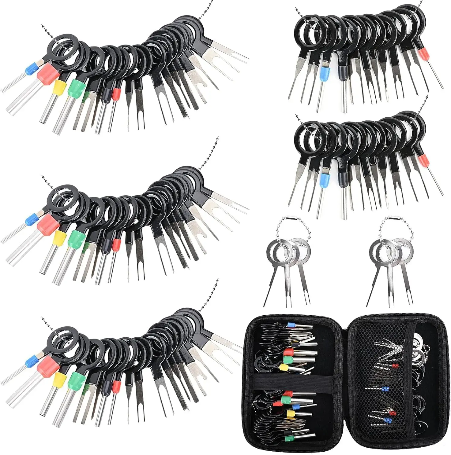 

Car Terminal Removal Tool Kit Electrical Connector Pin Extractor Tool Set Keys Automotive Plug Pullers Repair Hand Tools