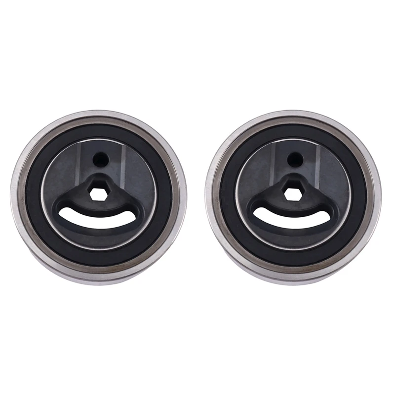 2X Tensioner Pulley Vribbed Belt For Suzuki Grand Vitara Jimny Aerio Liana 49160-81A00, 49160-64J02