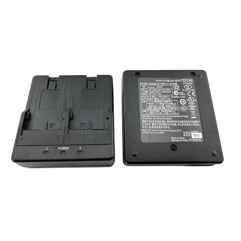 CDC68 Dual Charger For Sok BDC46 BDC58 BDC70 Battery For SET/FX /CX /SX/ DX /ES/ PS/OS Total Stations Surveying EU US Plug