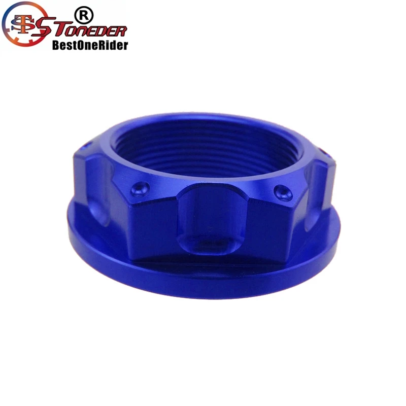 STONEDER Motorcycle Steering Stem Head Nut For Honda CR85R CRF150R CRM250R CRF250L/M XR230 XR250 XR400 Pit Dirt Bike