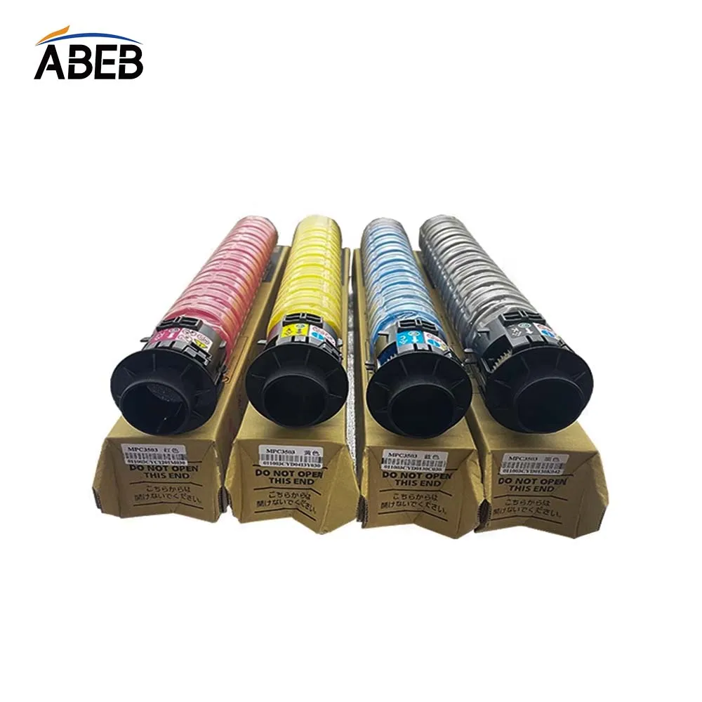 1Set Compatible Ricoh MPC305 Toner Cartridge For MPC305SP/C305SPF Premium Quality Copier Color Toner BK 224g  CMY 83g