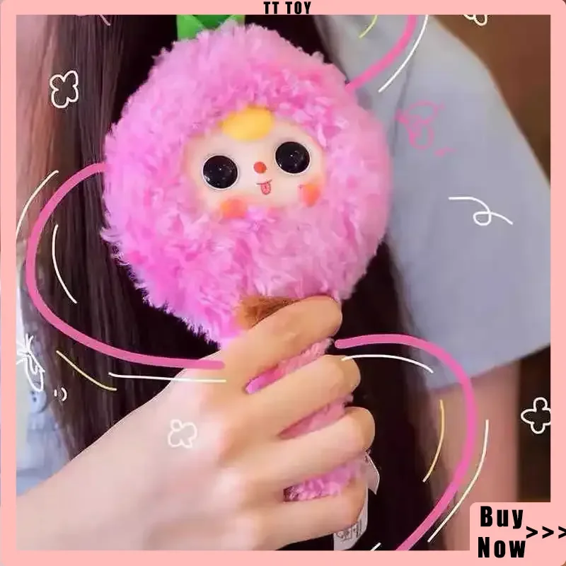 [Ready Stock] Boneka Plush Bayi Baru Three Let Me Comb Your Hair Blind Box Boneka Buah Lucu Desain Personal Untuk Anak Perempuan Hadiah Mainan Trendi