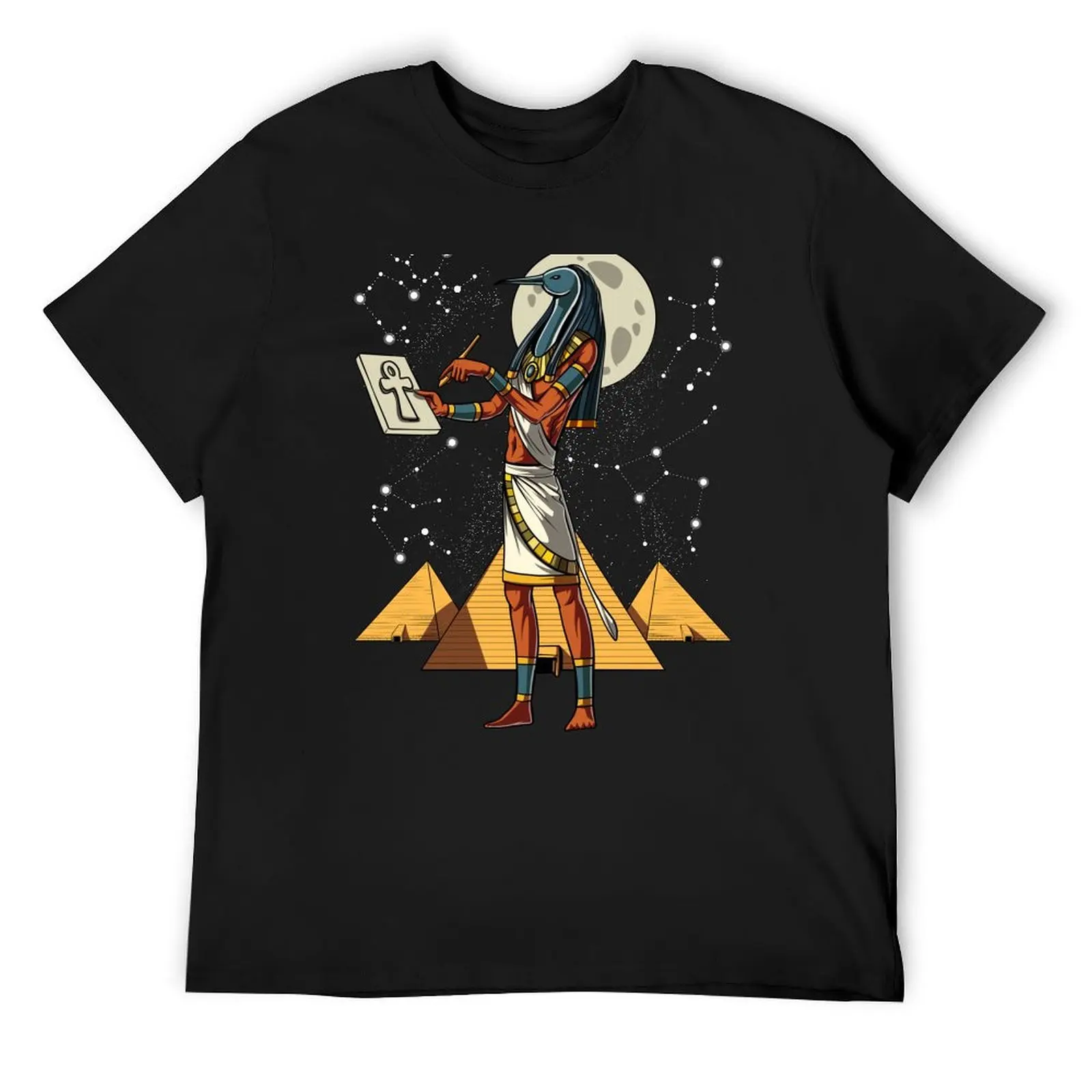

Egyptian God Thoth T-Shirt designer shirts kawaii clothes Men's t-shirts