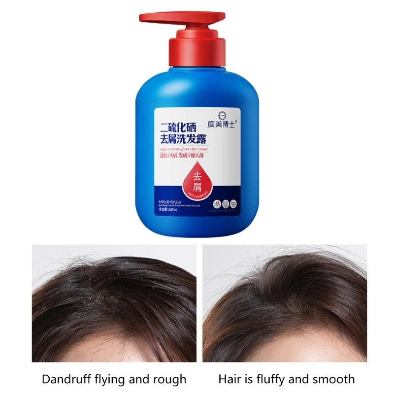 

652F 300ml Selenium Disulfide Shampoo Smoothing Moisturize Anti-Dandruff Itching Anti-hair Loss Oil Control Nourishing Hair