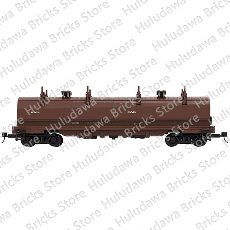QWERT City Car Model MOC Building Bricks Railway Reel Lifting Conveyor Modular Technology Gifts Holiday Assemble Children Toys