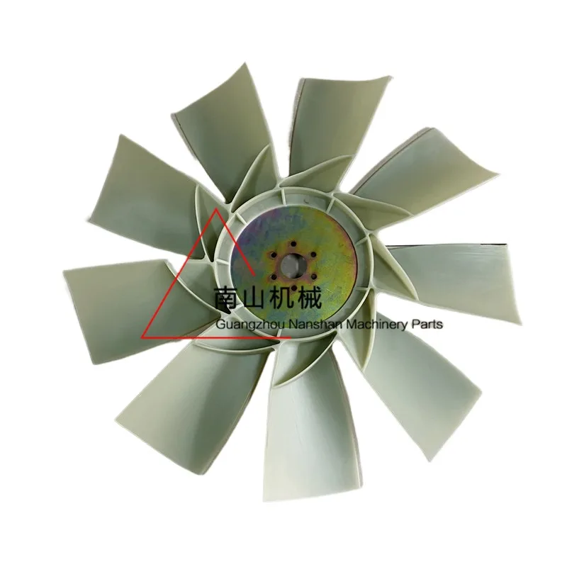 Voor Komatsu PC400-5Fan Motor Koelventilatorblad Hoge Temperatuurbestendigheid Plus-Formaat Windventilatorblad Graafmachineonderdelen