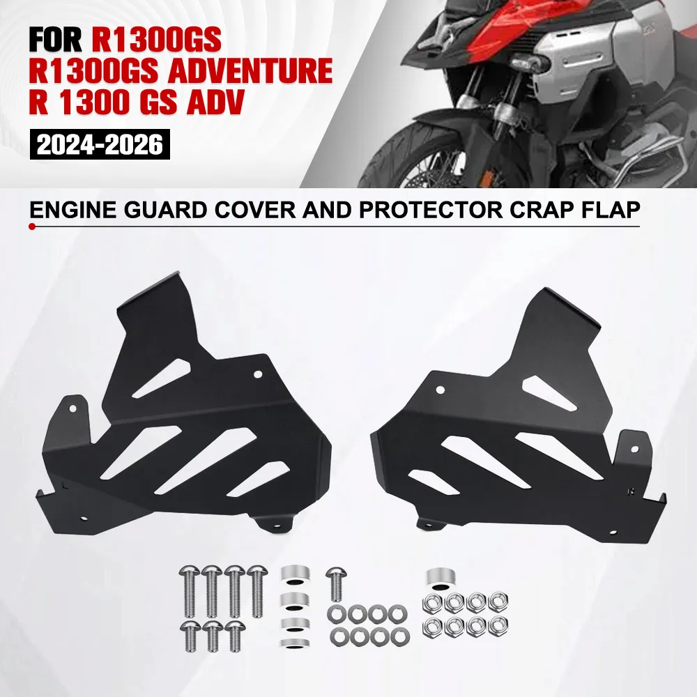 

For BMW R1300GS R1300GS Adventure R 1300 GS ADV 2024 2025 2026 Motorcycle Engine Guard Cover Cylinder Head Protection Crap Flap