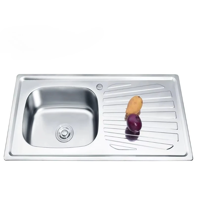 

Bathroom and Kitchen Sink Design Mechanical LW-10050D Farmhouse uses stainless steel single bowl rectangular modern sink