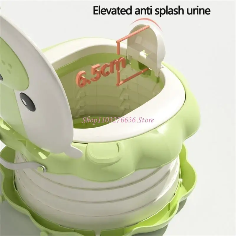 R6FD Klapptoilette für Kinder, Baby-Töpfchen-Toilette für Indoor-Outdoor-Töpfchenstuhl – Detail 10