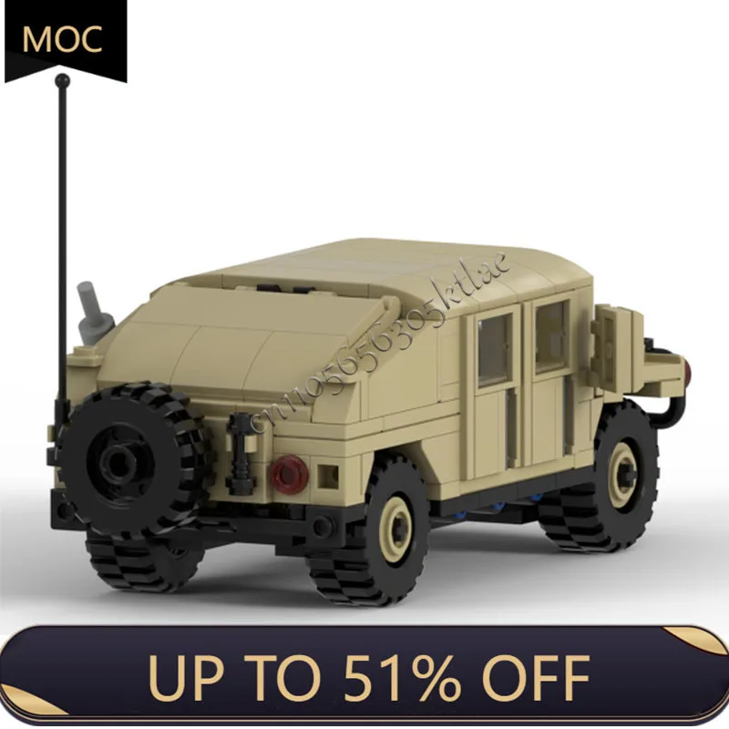 267 parti MOC Foresta Fuoristrada Modello di veicolo Blocchi modulari Set fai da te Tecnologia di assemblaggio Giocattoli per bambini Regalo del festival a sorpresa