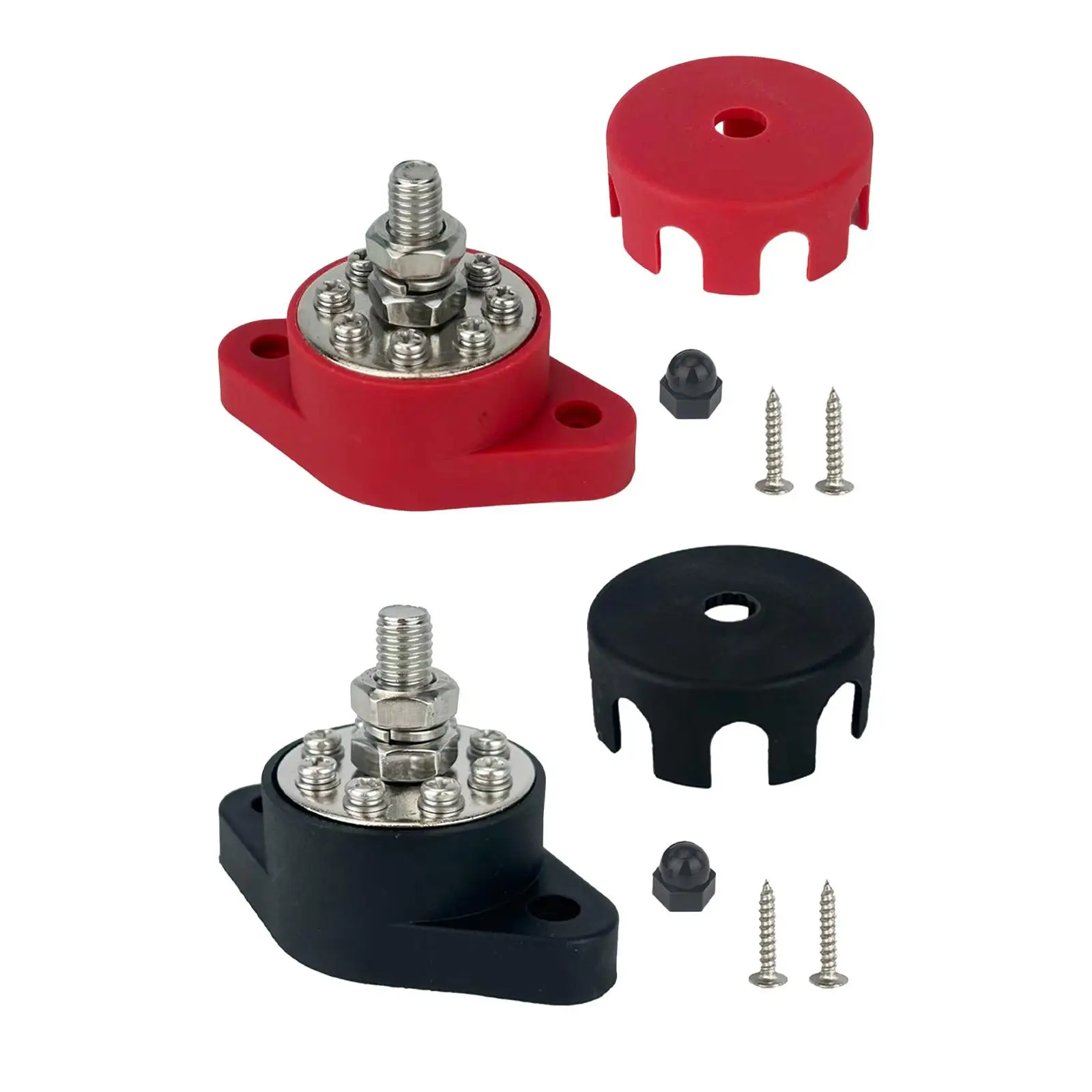 

Металлический нейлоновый распределительный блок, шпилька шины, разъем питания для автомобильной морской лодки, грузовика, солнечной батареи