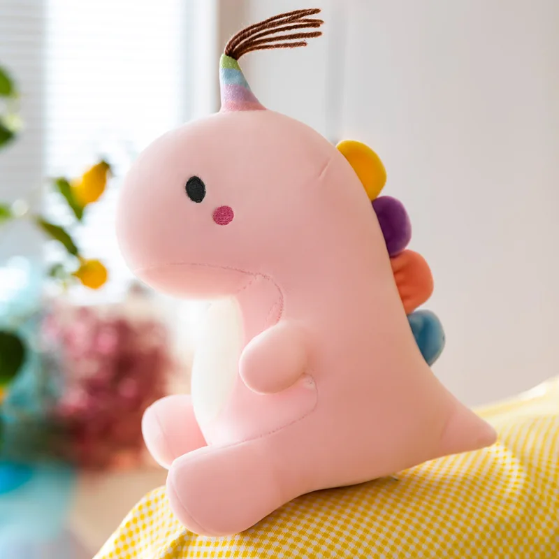30 ซม.น่ารักการ์ตูน Candy ไดโนเสาร์ Unicorn Plush ของเล่น Rainbow Unicorn ตุ๊กตาสัตว์ตุ๊กตาเด็กของขวัญ