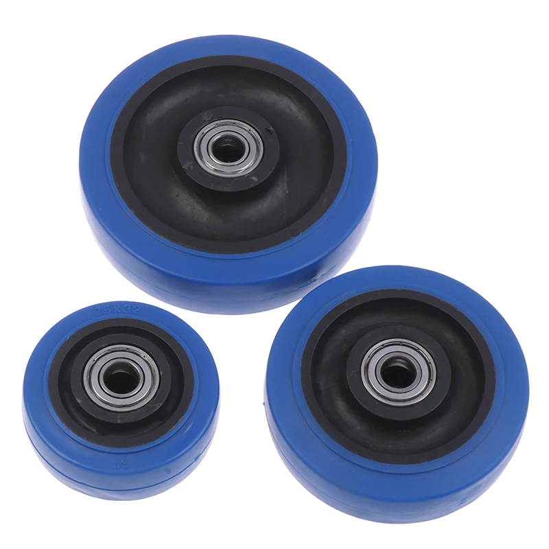 عجلة بديلة مقاومة للاهتراء 3/4/5 بوصة لملحقات عربة المعدات الصناعية للأثاث الثقيل #4
