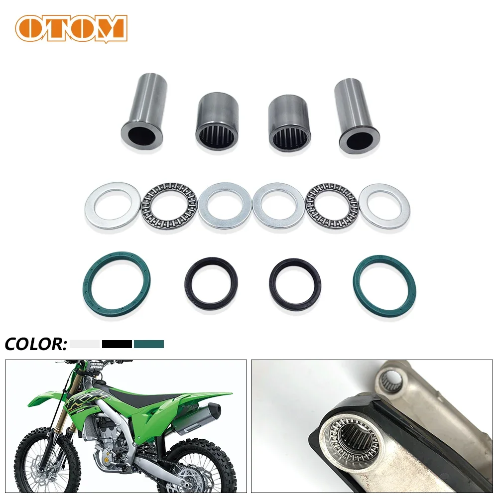 

Комплект для обслуживания поворотного рычага мотоцикла, роликовый игольчатый подшипник, втулка сальника для KAWASAKI KX250 KX250F KX450SR KX450X 2017-2022
