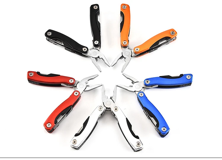 Stainless Steel Folding Pliers Functional Plier Hand Tools Plier Screwdriver Camping Gears Kit Outdoor Pocket Knife Multi-Tool