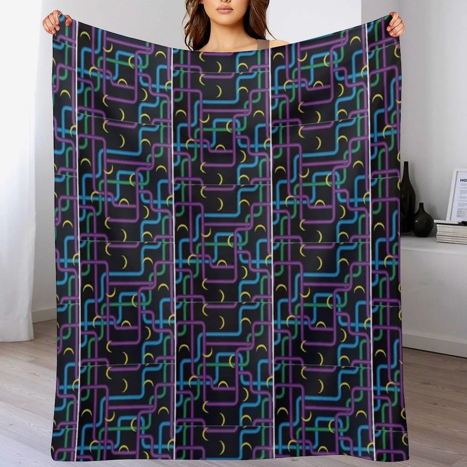 

Dan Flashes Throw Blanket Warm Comfortable Blanket for Office Napping