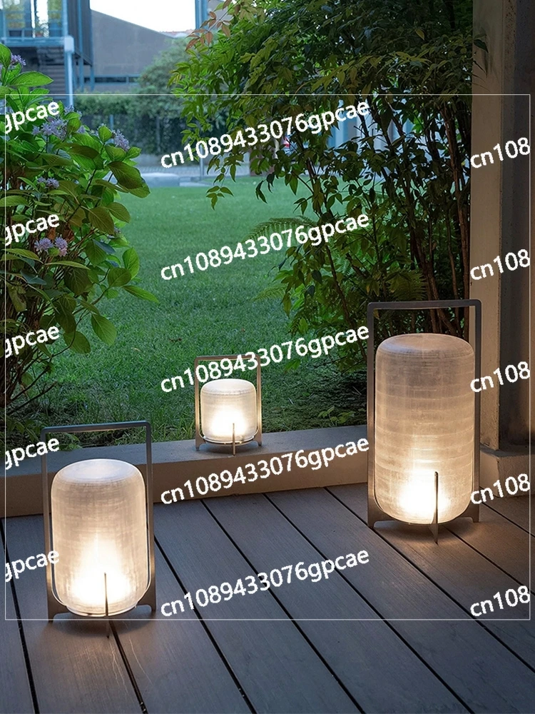 As Solar Lawn Light Outdoor Waterproof Garden Light Garden Atmosphere Light Simple Modern Balcony Portable