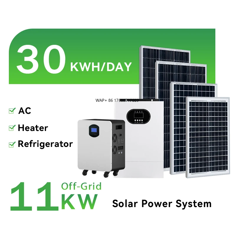 

New Home Use 10 kW 15 kW Solar Panel Wave System with 10 kWH 20 kWH MPPT Lithium Ion Battery Controller