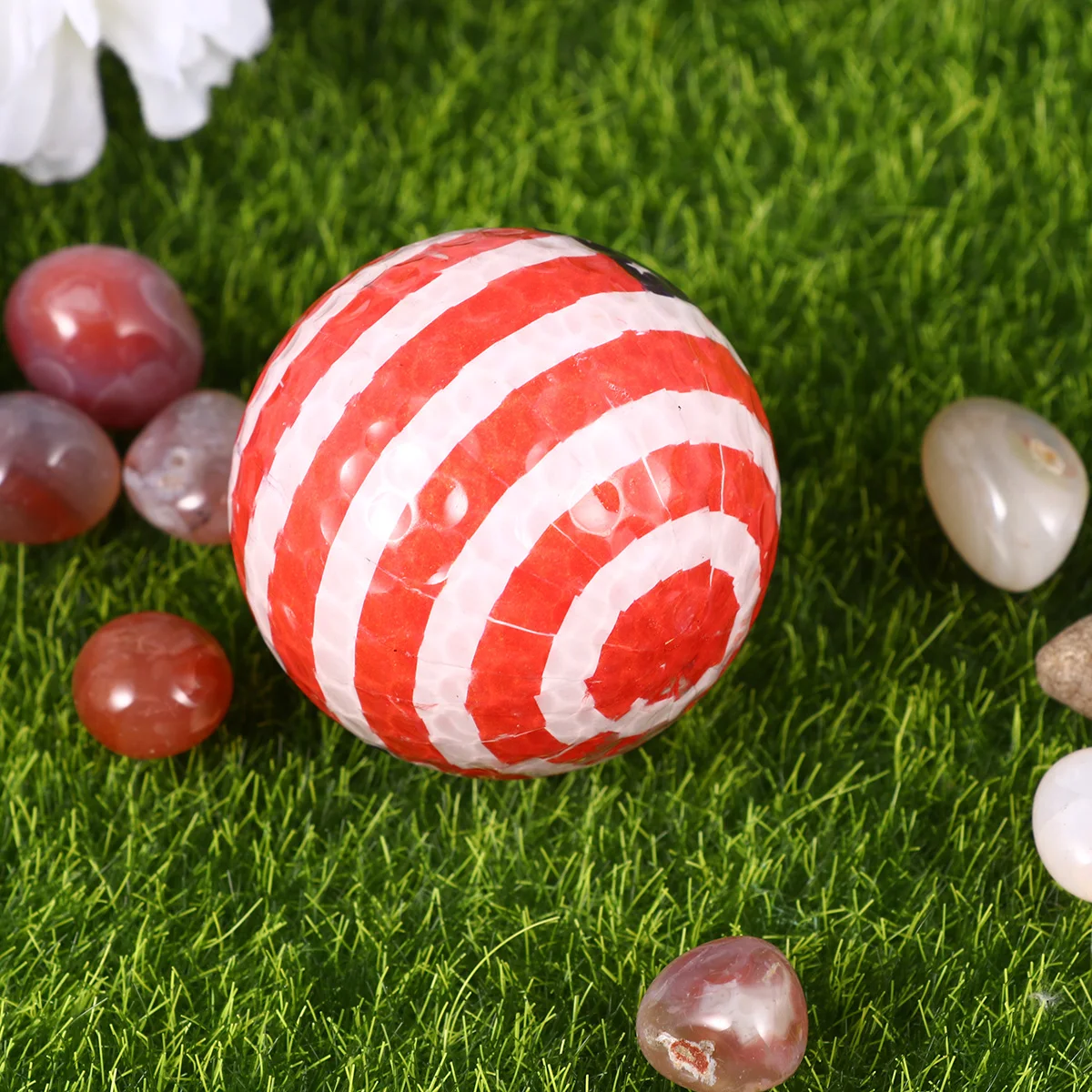 

Golf Ball 2 Layers Ball For Beginners Lightweight for Beginners Long Distance Practice Balls Training Crystal Pattern Fun