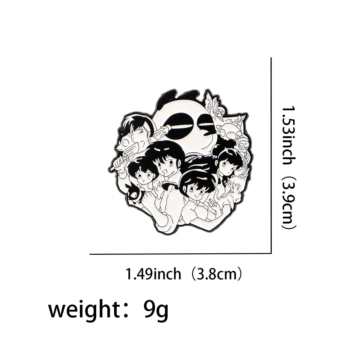 Klassische japanische Anime-Junge-Emaille-Anstecknadel, Damen-Brosche für Kleidung, Anstecknadeln für Rucksack, Manga-Abzeichen, Zubehör, Geschenke – Detail 6