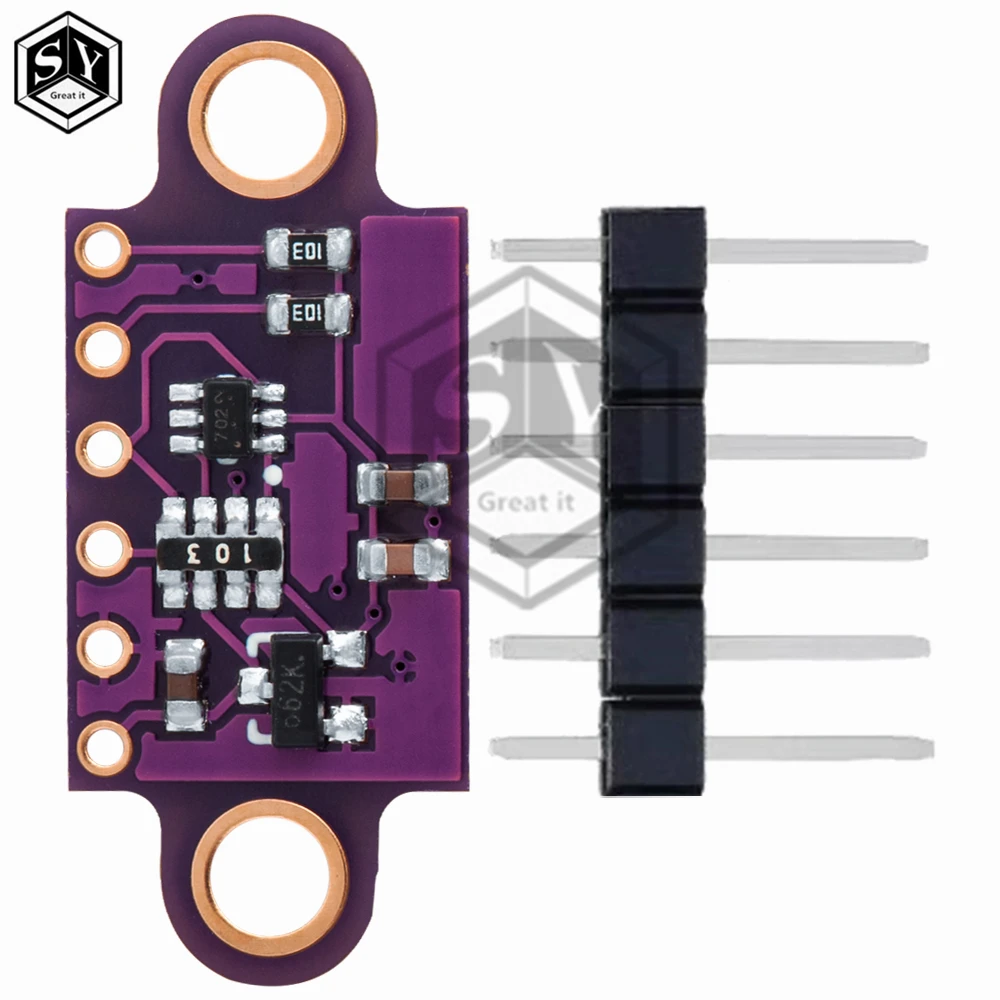 VL53L0X Time-of-Flight (ToF) Laser Ranging Sensor Breakout 940nm GY-VL53L0XV2 Laser Distance Module I2C IIC 3.3V/5V For Arduino