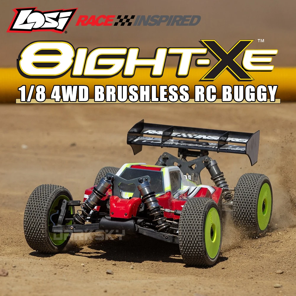 

LOSI 8IGHT-XE 4S Бесщеточный 4WD RC Багги 1/8 Электрический пульт дистанционного управления Модель автомобиля RTR Взрослые Детские игрушки