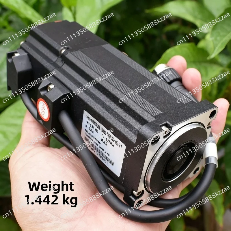 High performance AC220V servo motor 400W 6000 rpm, micro spindle motor