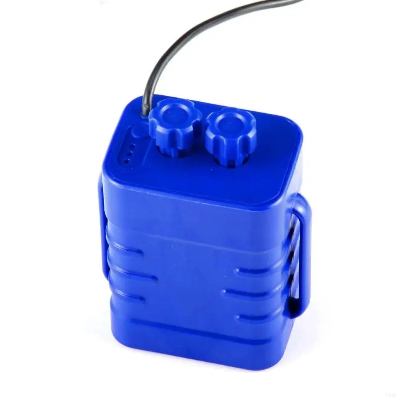 Y4QF 12V Waterproof USB 6x 18650 Penyimpanan baterai untuk kotak case untuk LED sepeda untuk