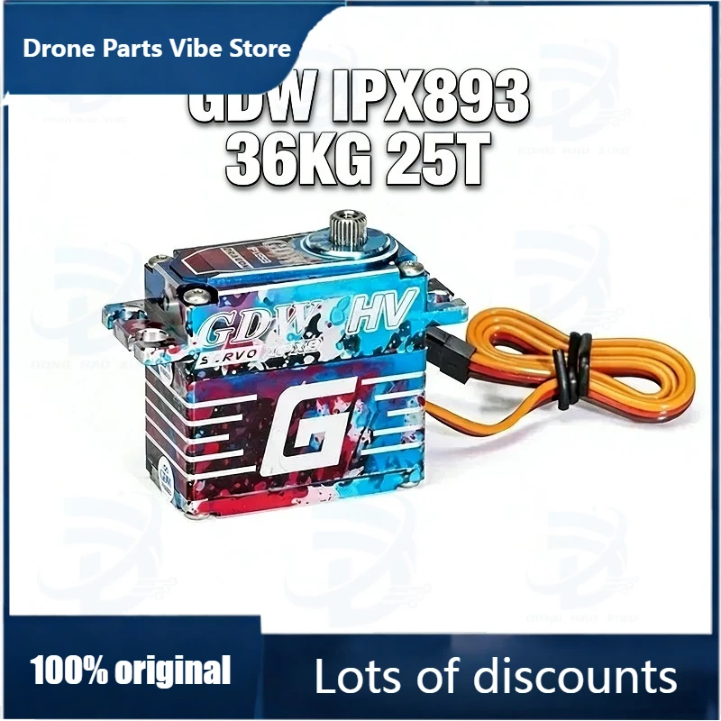 

Новые бесщеточные цифровые сервоприводы Fy1pcs GDW IPX893 36KG 25T HV водонепроницаемые для радиоуправляемых моделей автомобилей и краулеров масштаба 1/10 и 1/8