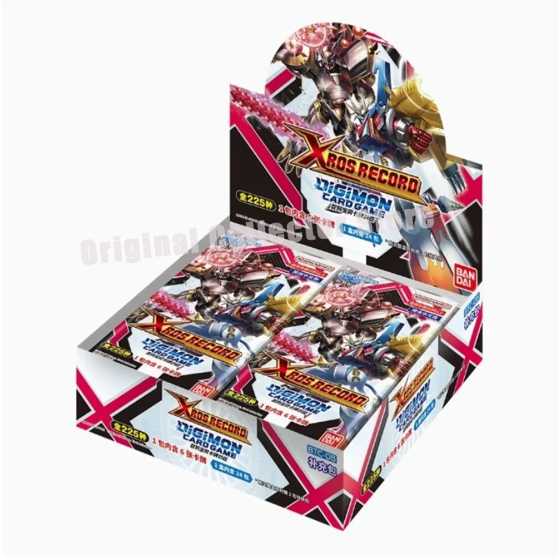 Cartões originais Bandai Digimon DTCG Jogo de negociação Monstro Digital Chinês Todas as séries BTC01-BTC13 Reabastecer Bolsa EXC01-EX09 Coletar