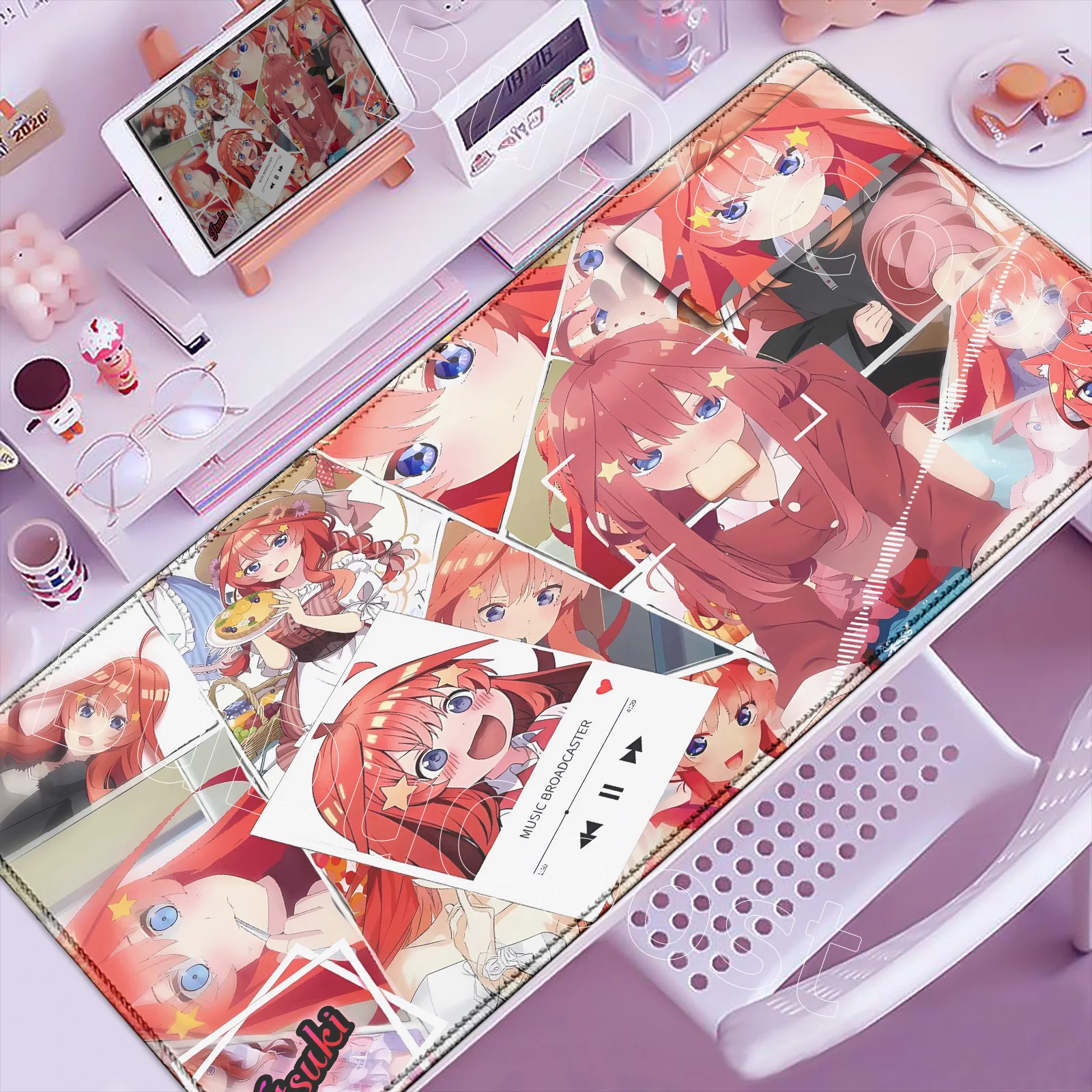 HD Print Anime The Quintessential Quintuplets Mouse Pad Gaming 900×400mm Mousepad Mouse Mat Office Accessories Keyboard Desk Pad
