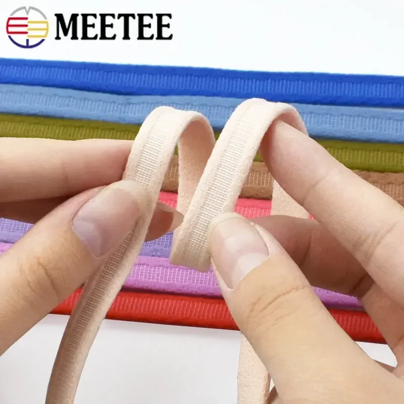 10/20meters 10mm Nylon Underwire Channeling Bra Ribbon Webbing for Making Sewing Bikini Underwear Clothing DIY Accessories