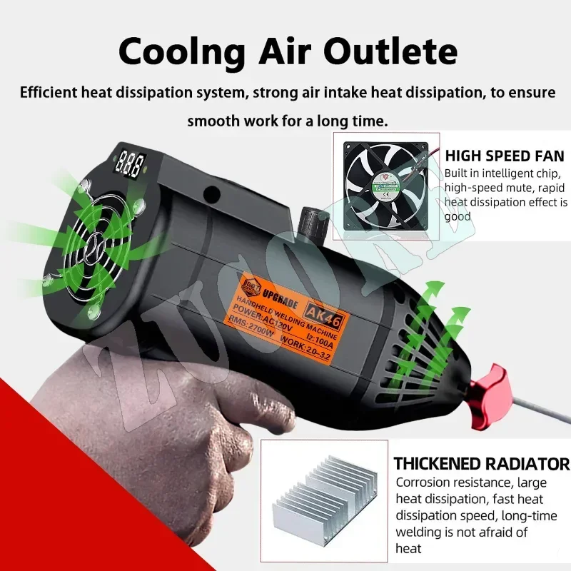 3900w máquina de solda elétrica 110v/220v ± 15% soldador de arco portátil soldador de arco totalmente automático digital soldagem inteligente